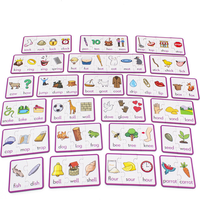Rhyming Puzzles Educational Learning Set - STEM Toys - 2