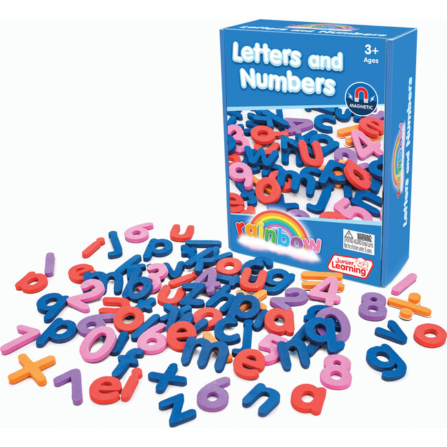 Rainbow Letters and Numbers Magnetic Activities Learning Set - STEM Toys - 1