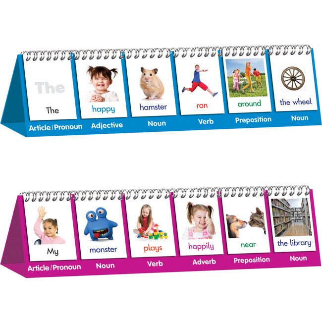 Parts of Speech Flips for Ages 6-8 Grade 1 Grade 3 Learning