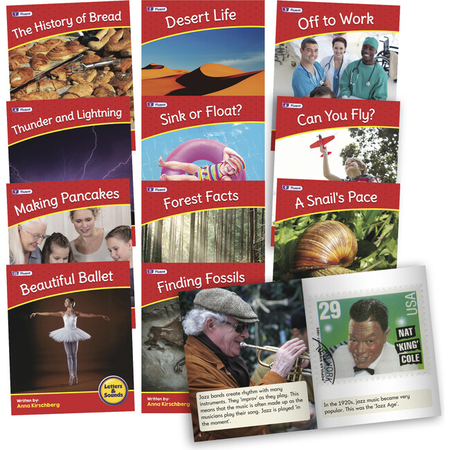 Letters & Sounds Phase 6 Set 2 Non-Fiction Educational Learning Set