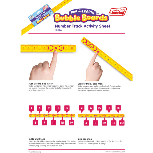 Number Track Bubble Board - STEM Toys - 3