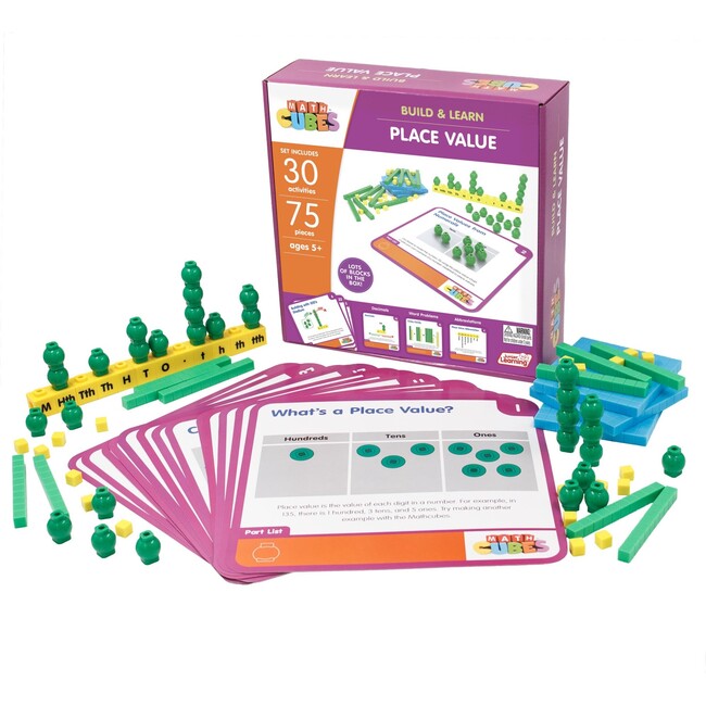 Mathcubes - Place Values - 30 Activity Set