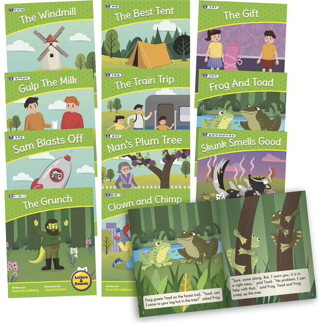 Letters & Sounds Phase 4 Set 2 Fiction Educational Learning Set