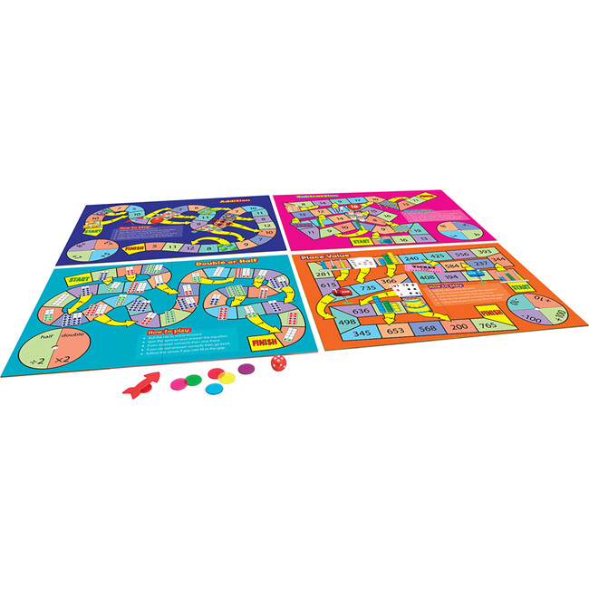 Math Board Games, Kindergarten Grade 1 Learning