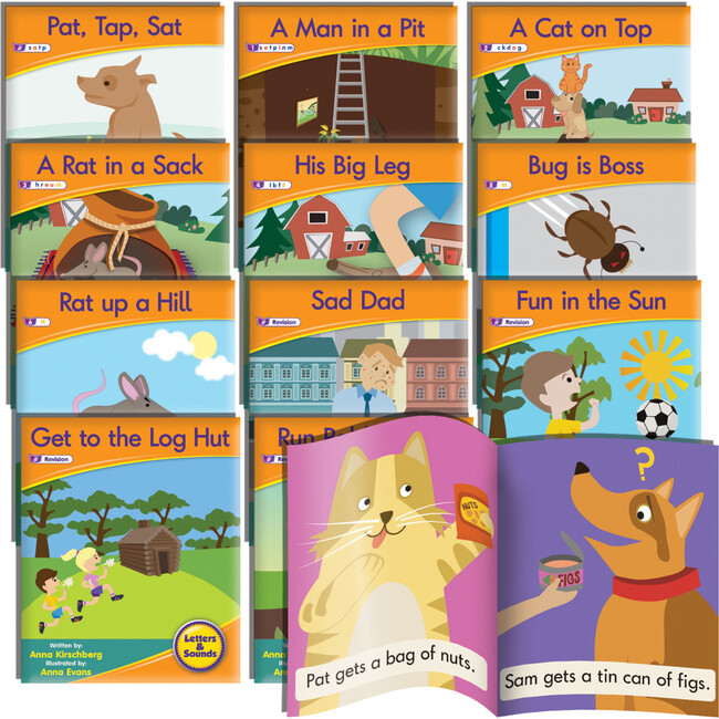 Letters & Sounds Phase 2 Set 1 Fiction Decodable Readers