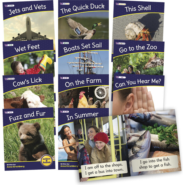Letters & Sounds Phase 3 Set 2 Non-Fiction Educational Learning Set