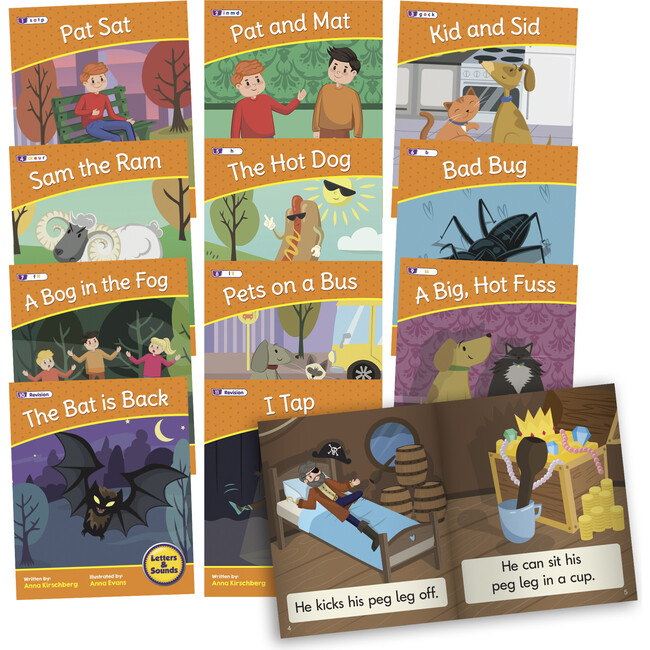 Letters & Sounds Phase 2 Set 2 Fiction Educational Learning Set