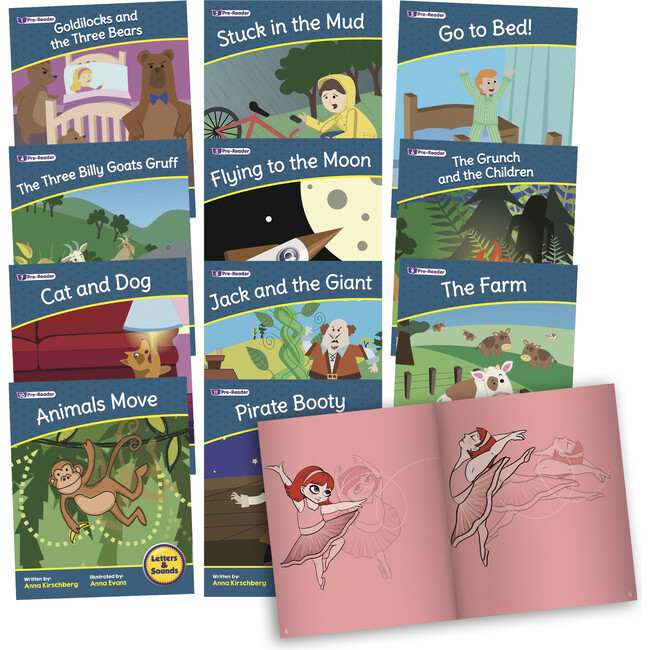 Letters & Sounds Phase 1 Set 2 Fiction Educational Learning Set