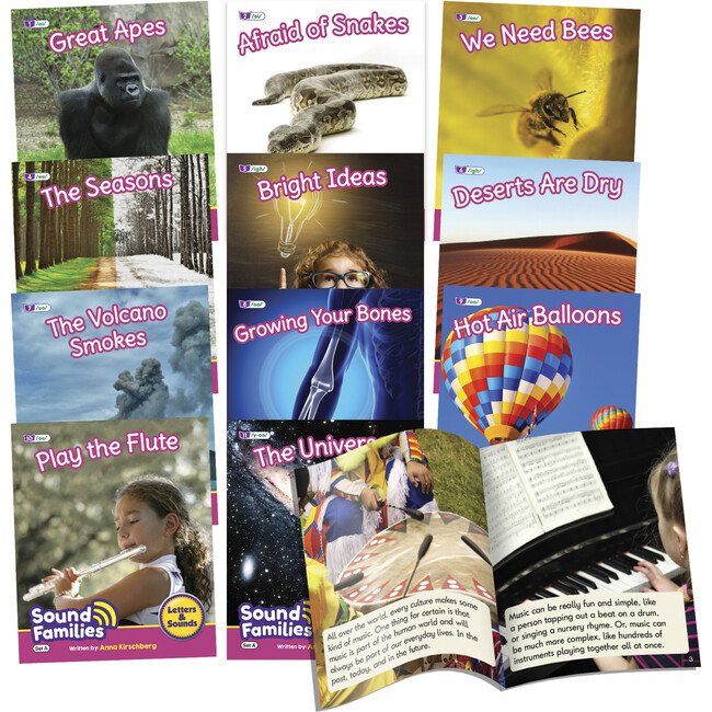 Decodable Readers Sound Families Long Vowels Non-Fiction Phase 5.5