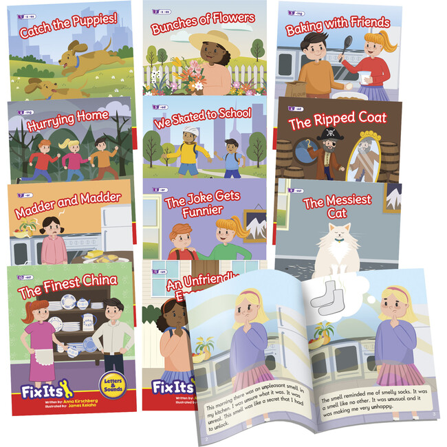 Decodable Readers Fix Its Suffixes Fiction Phase 6