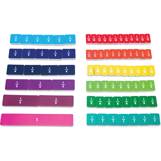 Fraction Bricks for Ages 5-8 Kindergarten to Grade 3 Learning - STEM Toys - 3