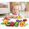 Hape: Caterpillar Fruit Feast Set - 14pc Wooden Stringing Toy - Role Play Toys - 3
