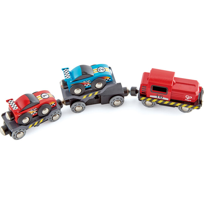 Race Car Transporter Kid's Loading & Towing Playset