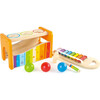 Pound & Tap Bench with Slide Out Xylophone - Woodens - 1 - thumbnail