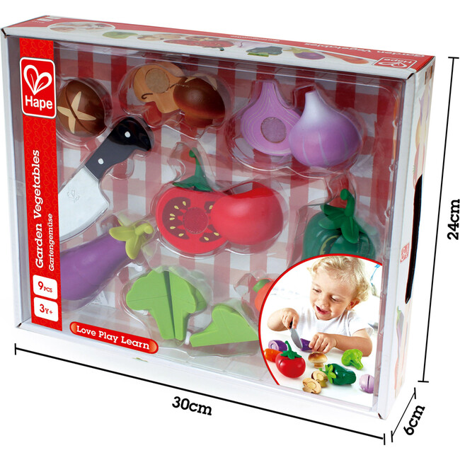 Kitchen Garden Vegetablea Food Playset, 8 Pieces - Play Food - 3