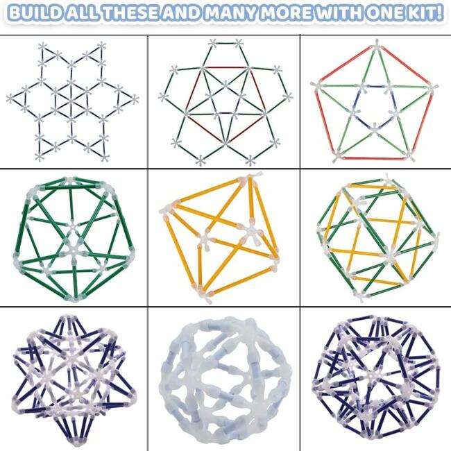 Flexistix Leonardo's Elements Stick Building Puzzle Toy