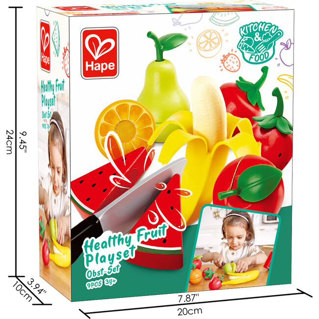 Kitchen Healthy Fruits Food Playset, 8 Pieces - Play Food - 7