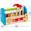 Fix It Kid's Wooden Tool Box Play Set W/ Accessories - Woodens - 4