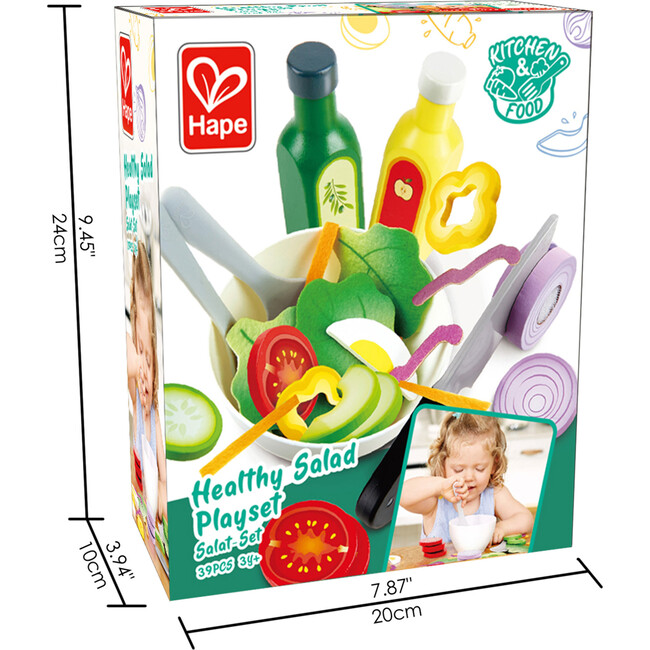Kitchen Food Playset: Healthy Salad - Play Food - 6