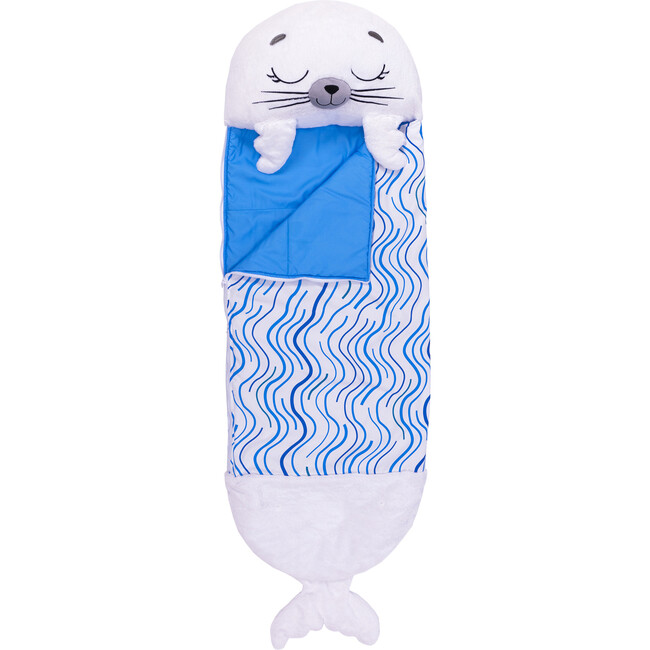 Happy Nappers: Pillow & Sleepy Sack: Medium - Sammy The Seal