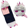 Happy Nappers: Pillow & Sleepy Sack Large - Shimmer Unicorn - Plush - 2