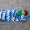 Happy Nappers: Pillow & Sleepy Sack: Medium - Blue Shark - Plush - 2 - thumbnail
