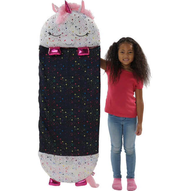 Happy Nappers: Pillow & Sleepy Sack Large - Shimmer Unicorn - Plush - 3