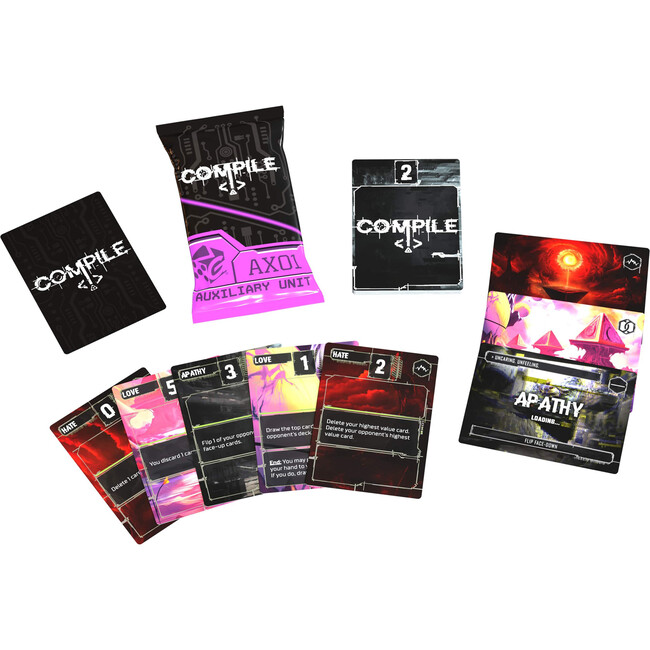 Greater Than Games: Compile: Aux 1 - Expansion, Ages 14+, 2 Players