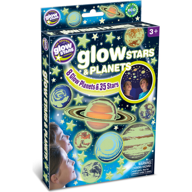 The Original Glowstars: Glowstars & Planets Self-Adhesive Pads for Décor