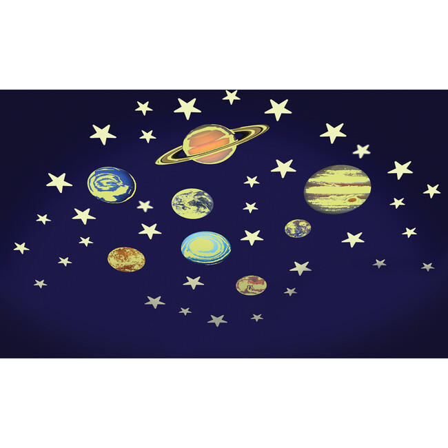The Original Glowstars: Glowstars & Planets Self-Adhesive Pads for Décor