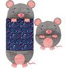 Happy Nappers: Pillow & Sleepy Sack: Large - Mouse - Plush - 6