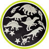 The Original Glowstars: Cosmic Glow Dinosaurs Self-Adhesive Pads for Décor - STEM Toys - 2 - thumbnail