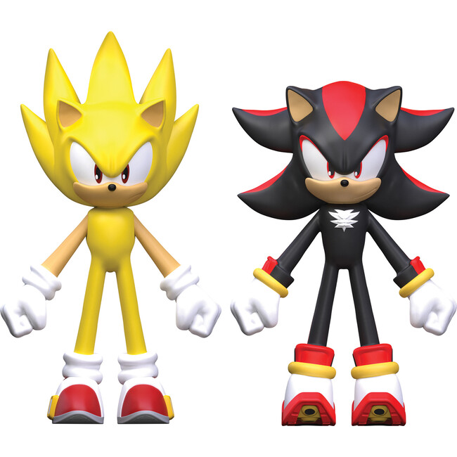 FleXfigs: Super Sonic & Shadow - 2 Character Pack - Role Play Toys - 1
