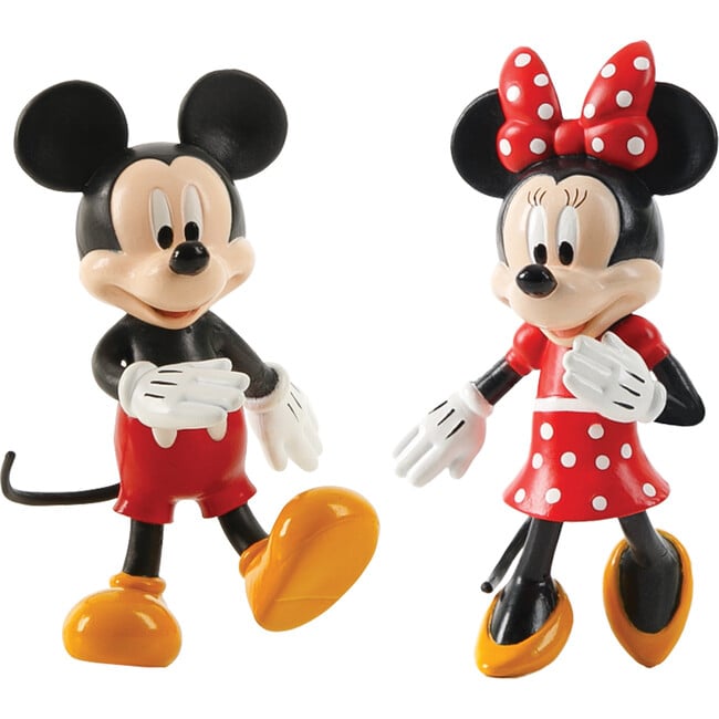 FleXfigs: Mickey & Minnie - 2 Character Pack - Role Play Toys - 1