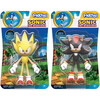 FleXfigs: Super Sonic & Shadow - 2 Character Pack - Role Play Toys - 2