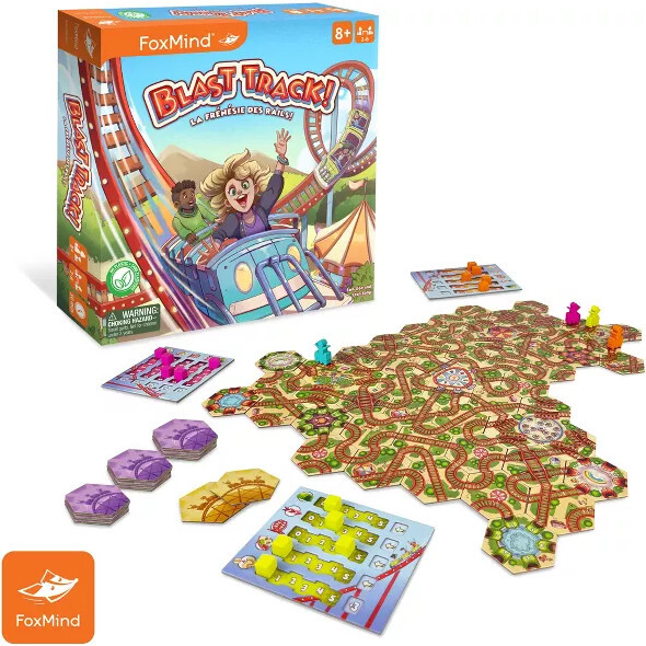 FoxMind: Blast Track - Tile Laying Board Game - Games - 2