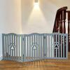 Trimate Wooden Free Standing Pet Gate - Grey - Pet Accessories - 2 - thumbnail