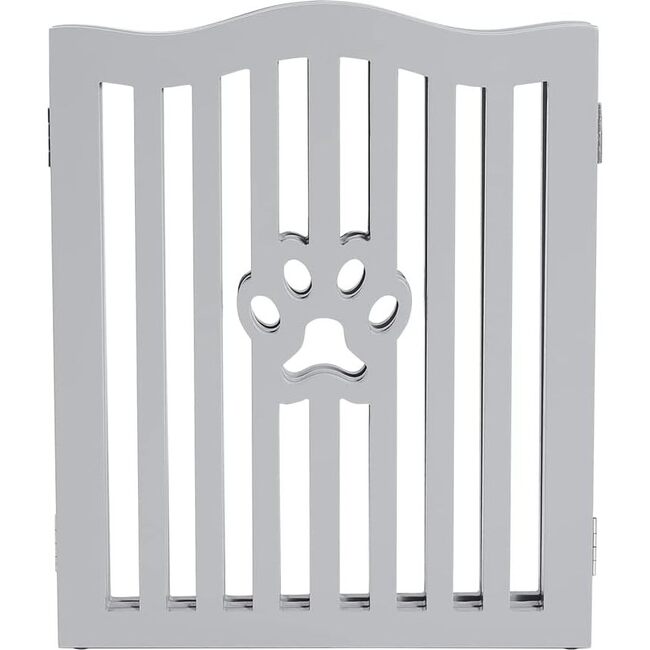 Trimate Wooden Free Standing Pet Gate - Grey - Pet Accessories - 4