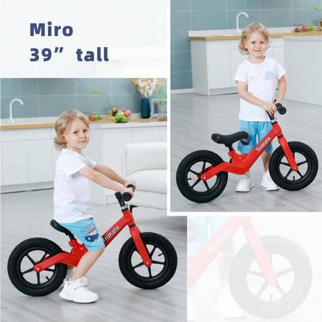 Trimate Toddler Balance Bike, Red - Bikes - 2