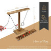 Wooden Hook & Ring Toss Game - Outdoor Games - 2 - thumbnail