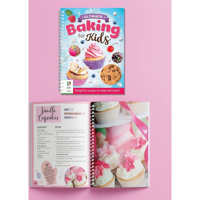 Ultimate Baking for Kids Activity Kit w/ Cookbook, Measuring Spoons, & Measuring Cups - Activities - 3