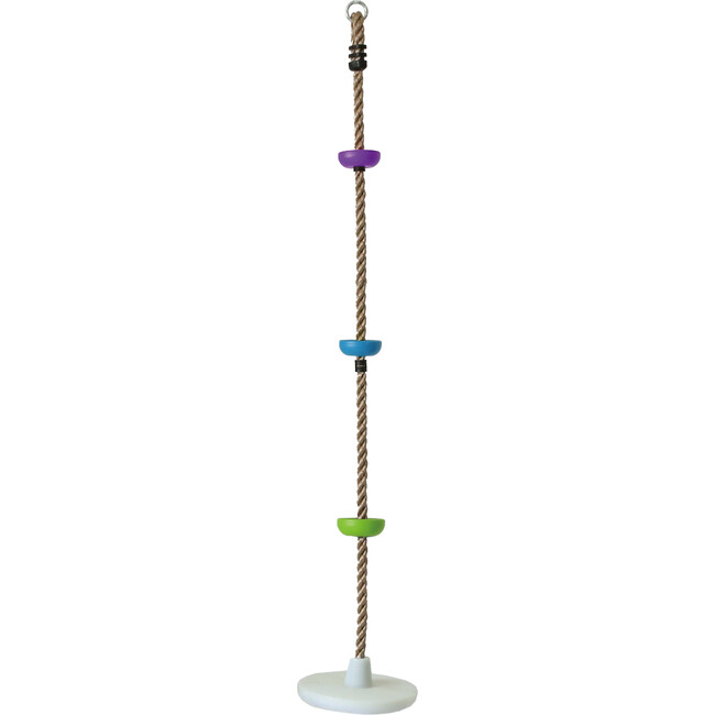 Treslines: LED Climbing Rope Swing 6 ft - Light Up Colors, Kids Age 5+ - Outdoor Games - 3