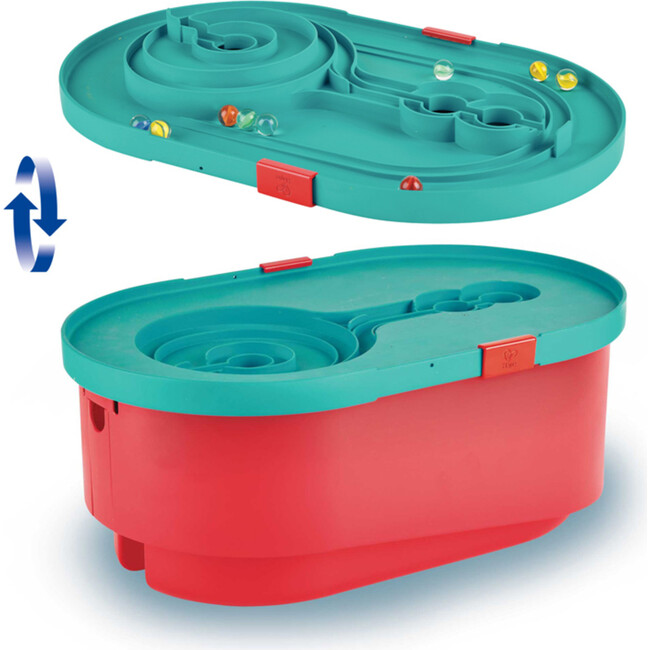 Quadrilla Stack Track Bucket Wooden Marble Run Construction - Games - 4