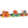 Hape: Jungle Journey Train - 3 Magnetic Linking Toy Trains - Woodens - 1 - thumbnail