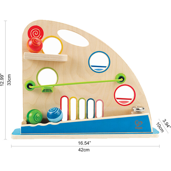 Totally Amazing Roller Derby Wooden Marble Racing Toy - Games - 3