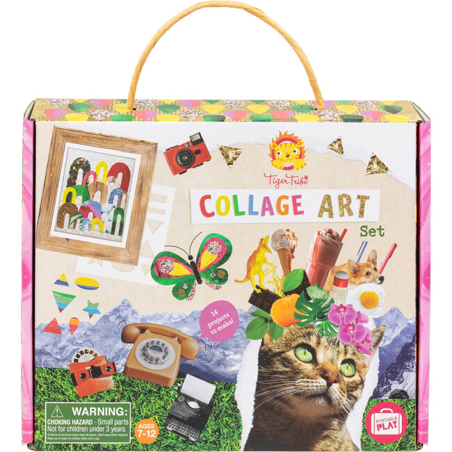 Tiger Tribe: Collage Art Set - All-In-1 Artist Kit