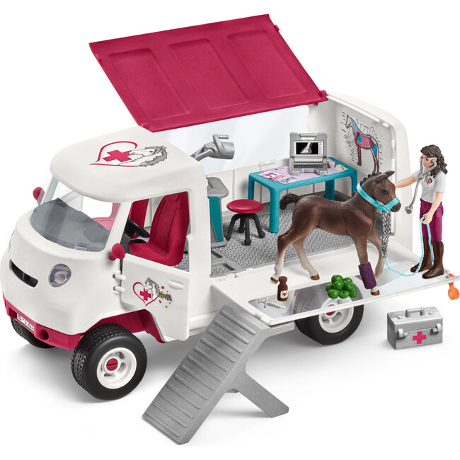 Schleich Horse Club: Mobile Vet w/ Hanoverian Foal - Playset