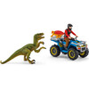 Schleich Dinosaurs: Quad Escape From Velociraptor - 5 pc Playset - Playsets - 1 - thumbnail
