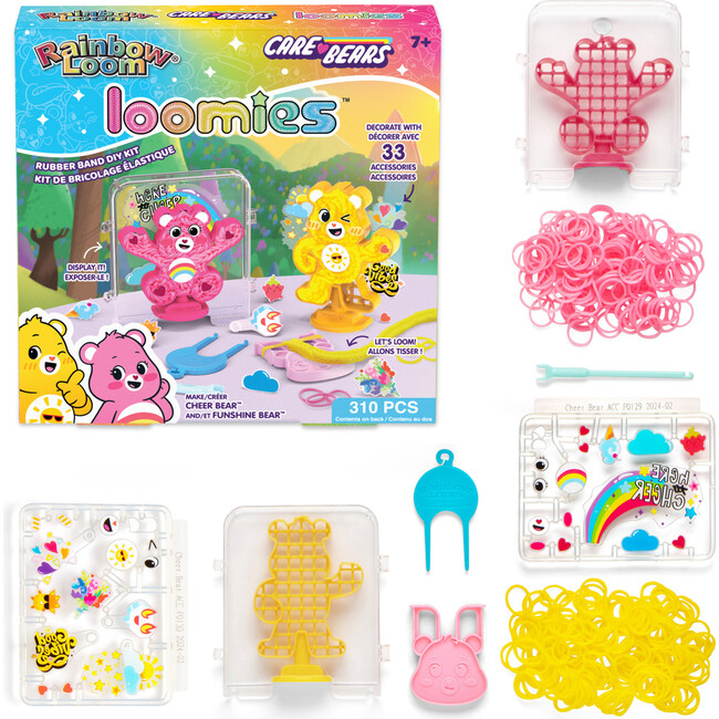 Rainbow Loom: Care Bears Loomies - Cheer Bear & Funshine Bear