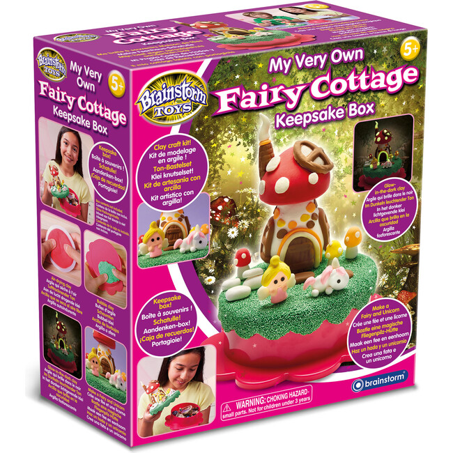 Brainstorm Toys: My Very Own Fairy Cottage Keepsake Box Craft Kit - Activities - 1